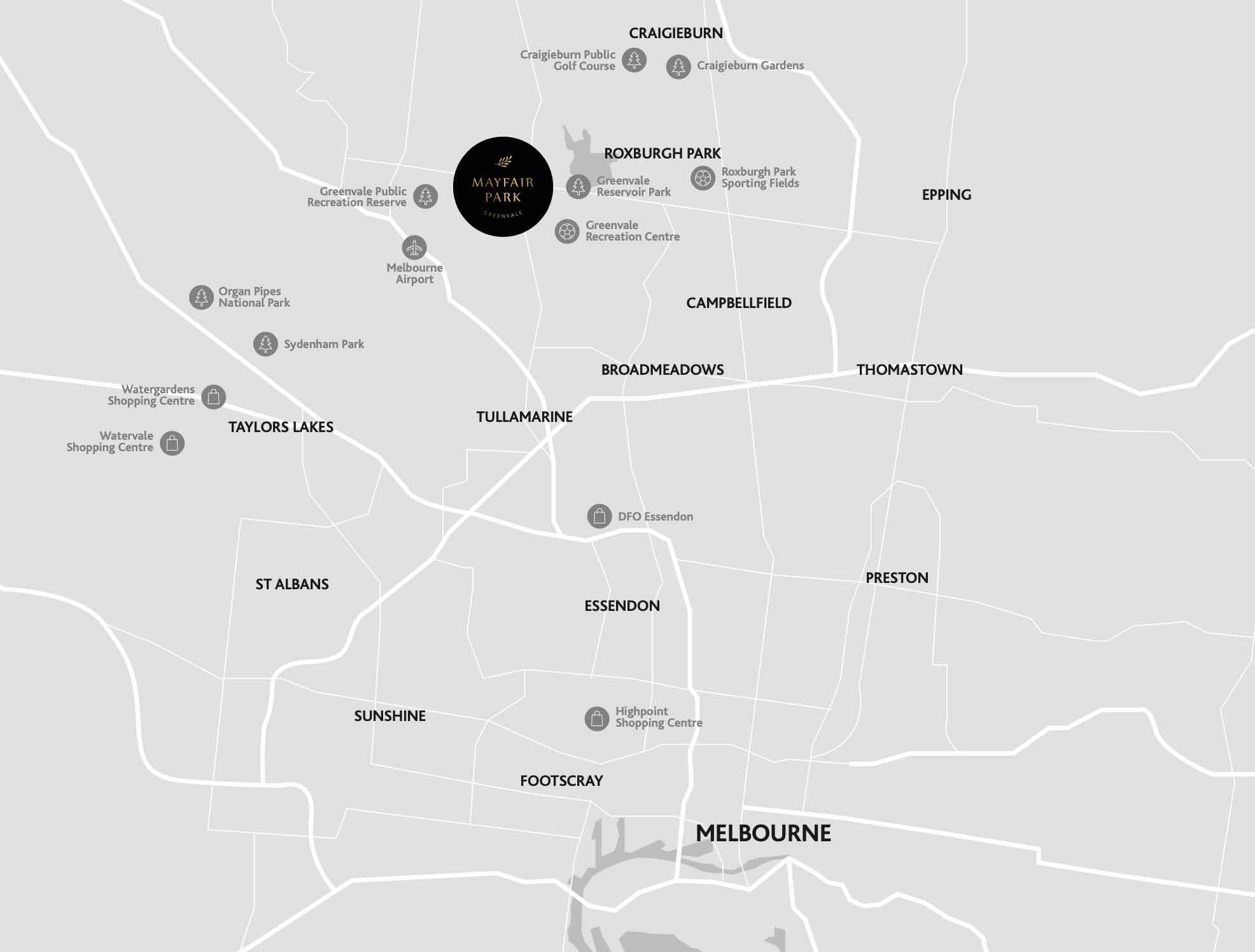 Mayfair Park location map