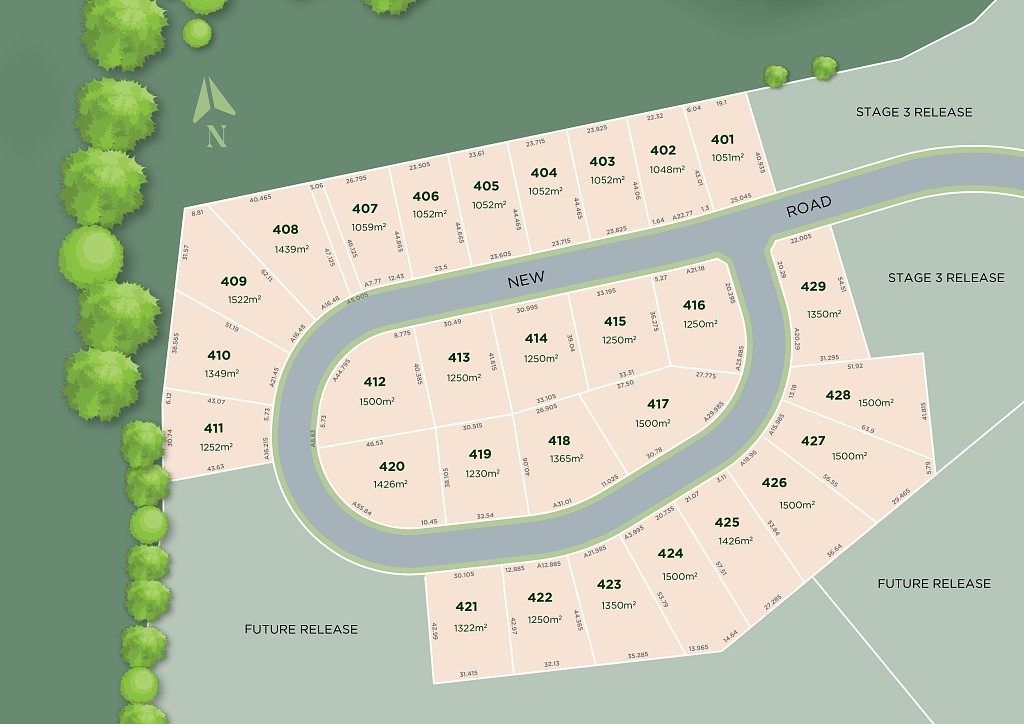 McCormack Place - Crookwell Release Map