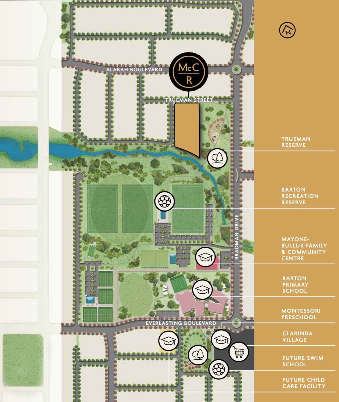 McCormick's Rise - Cranbourne West Location Map