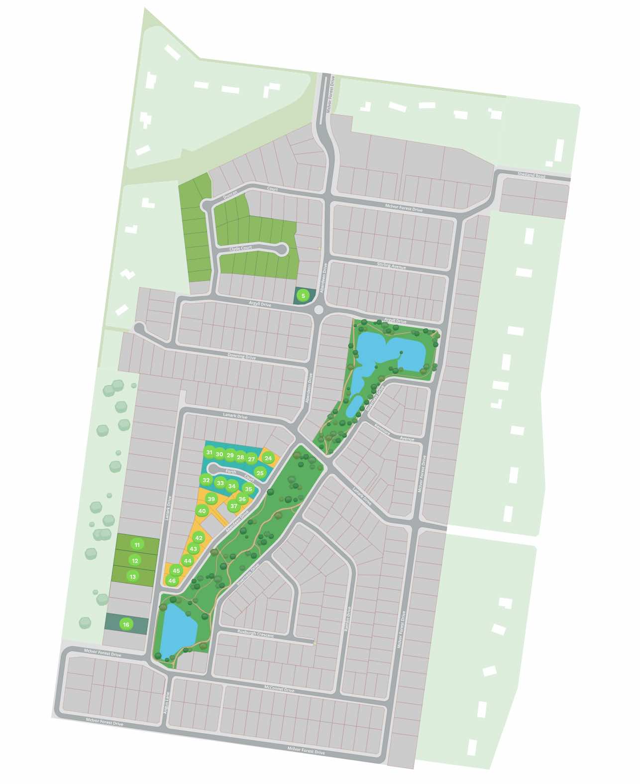 McIvor Forest Estate - Junortoun Masterplan