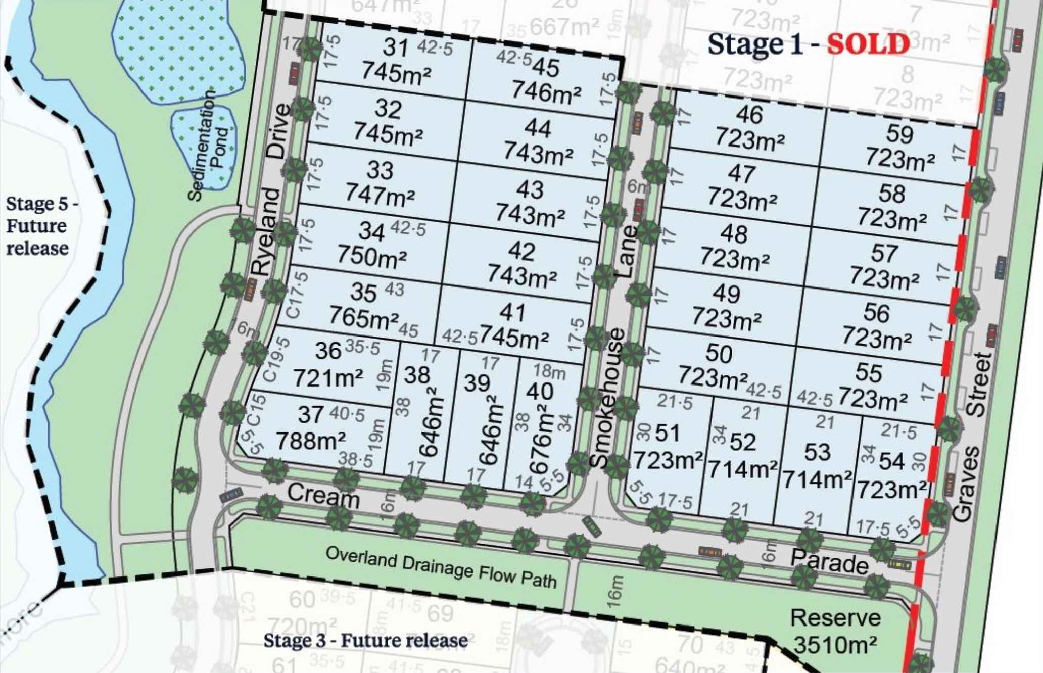 Meier-s Run Estate - Kilmore Release Map