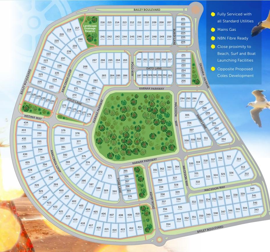 Melros Beach Estate - Dawesville Masterplan