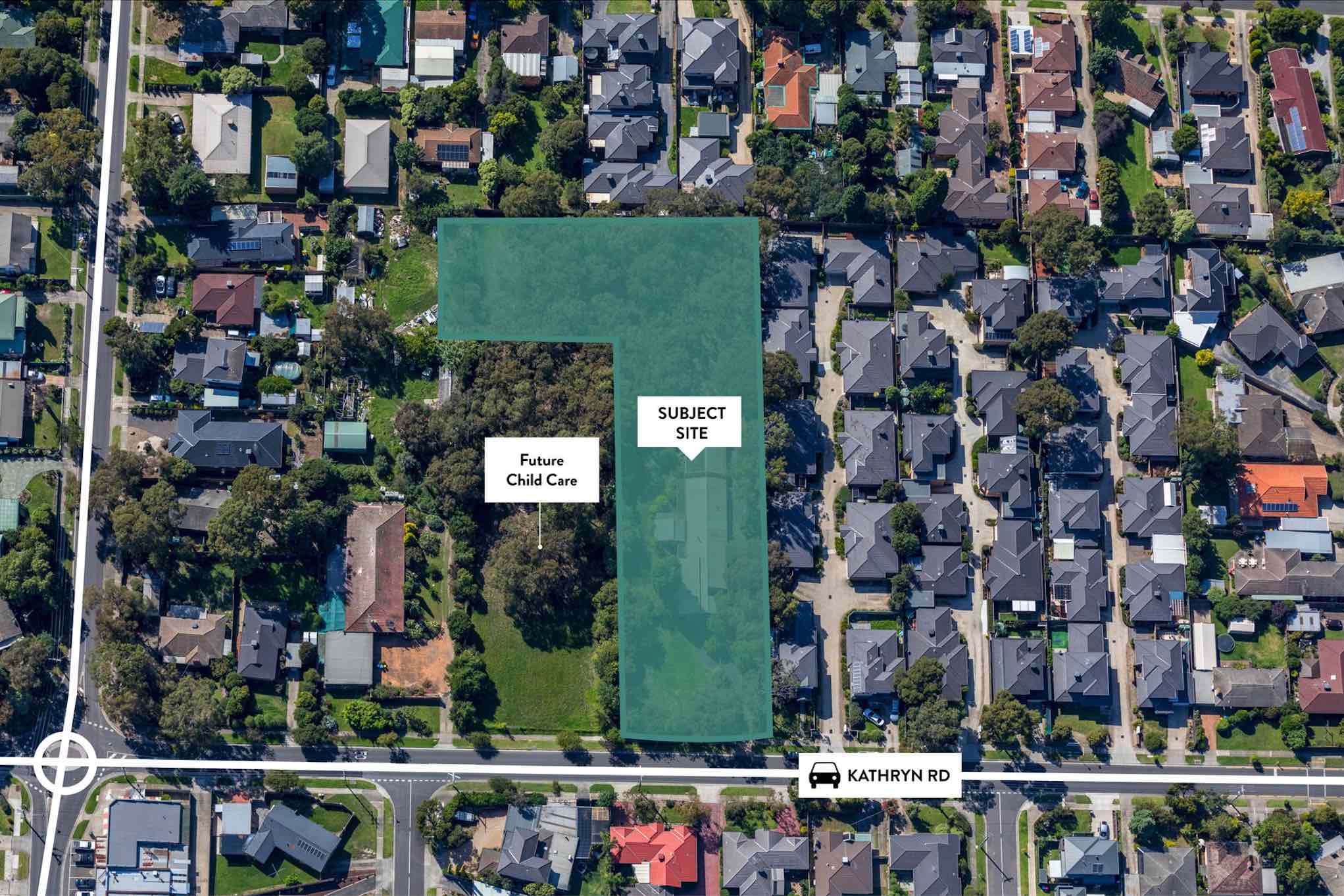 Melrose Lane Estate - Knoxfield Location map
