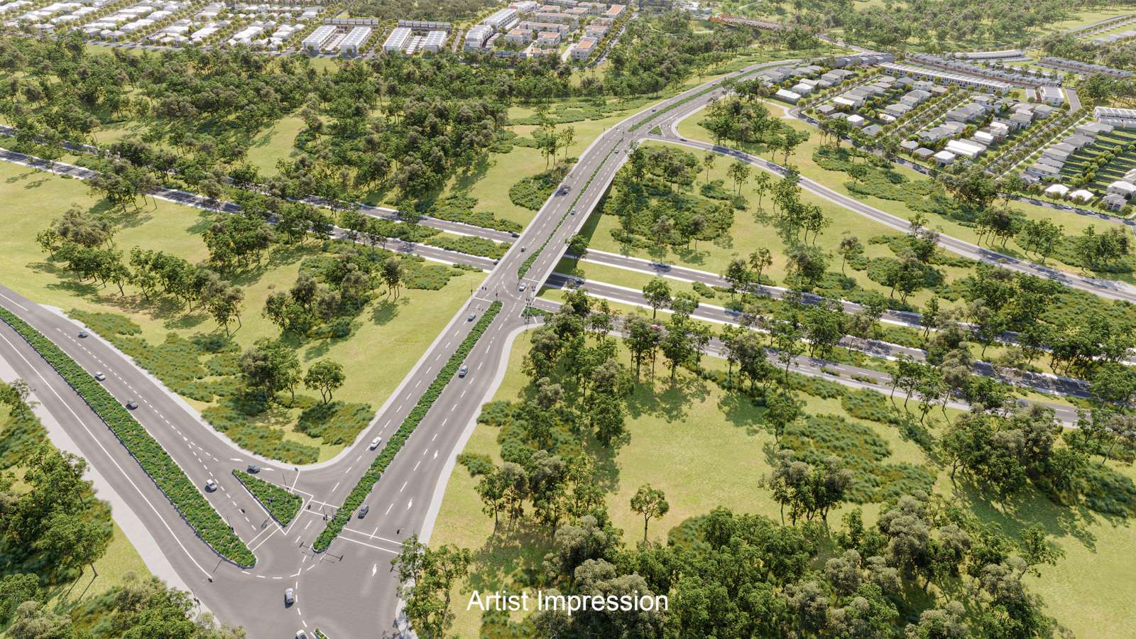 Menangle Park Estate - Menangle Aerial