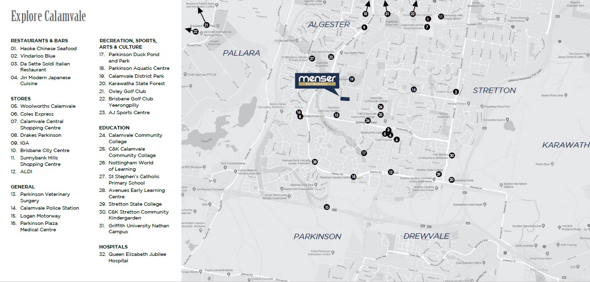 Menser Residences Calamvale - Location 1