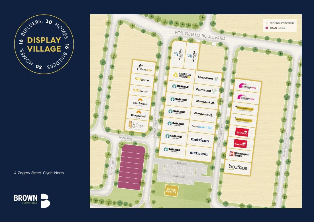 Meridian Estate - Clyde North Release Map