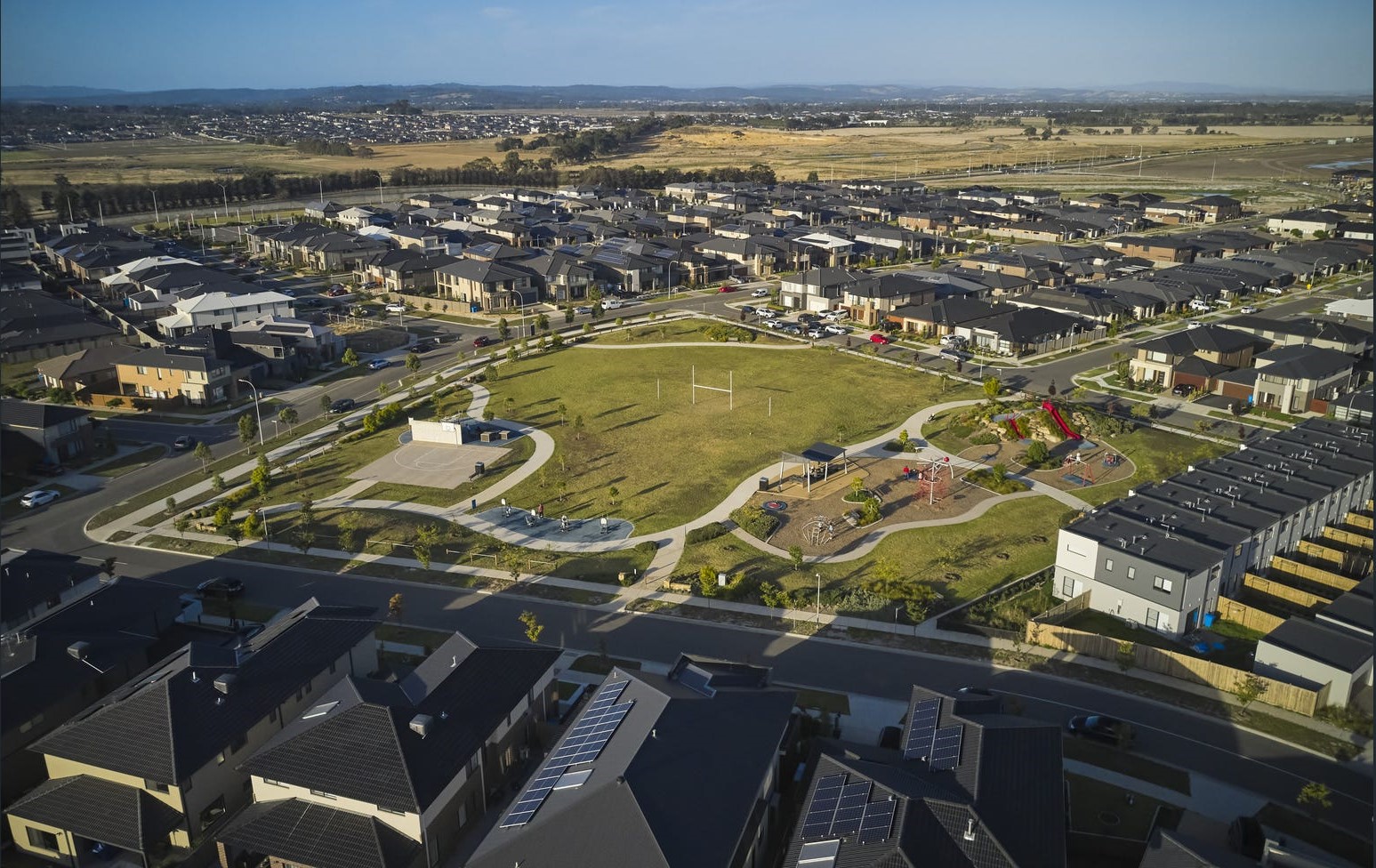 Meridian Estate - Clyde North Aerial