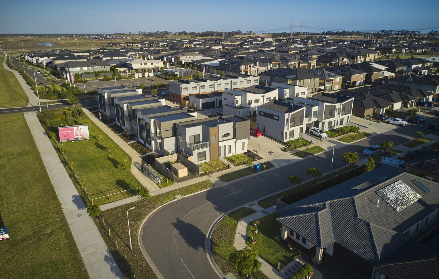 Meridian Estate - Clyde North Aerial