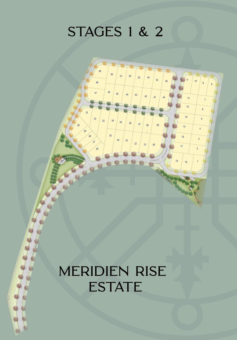 Meridian Rise Estate - Wodong Release Map