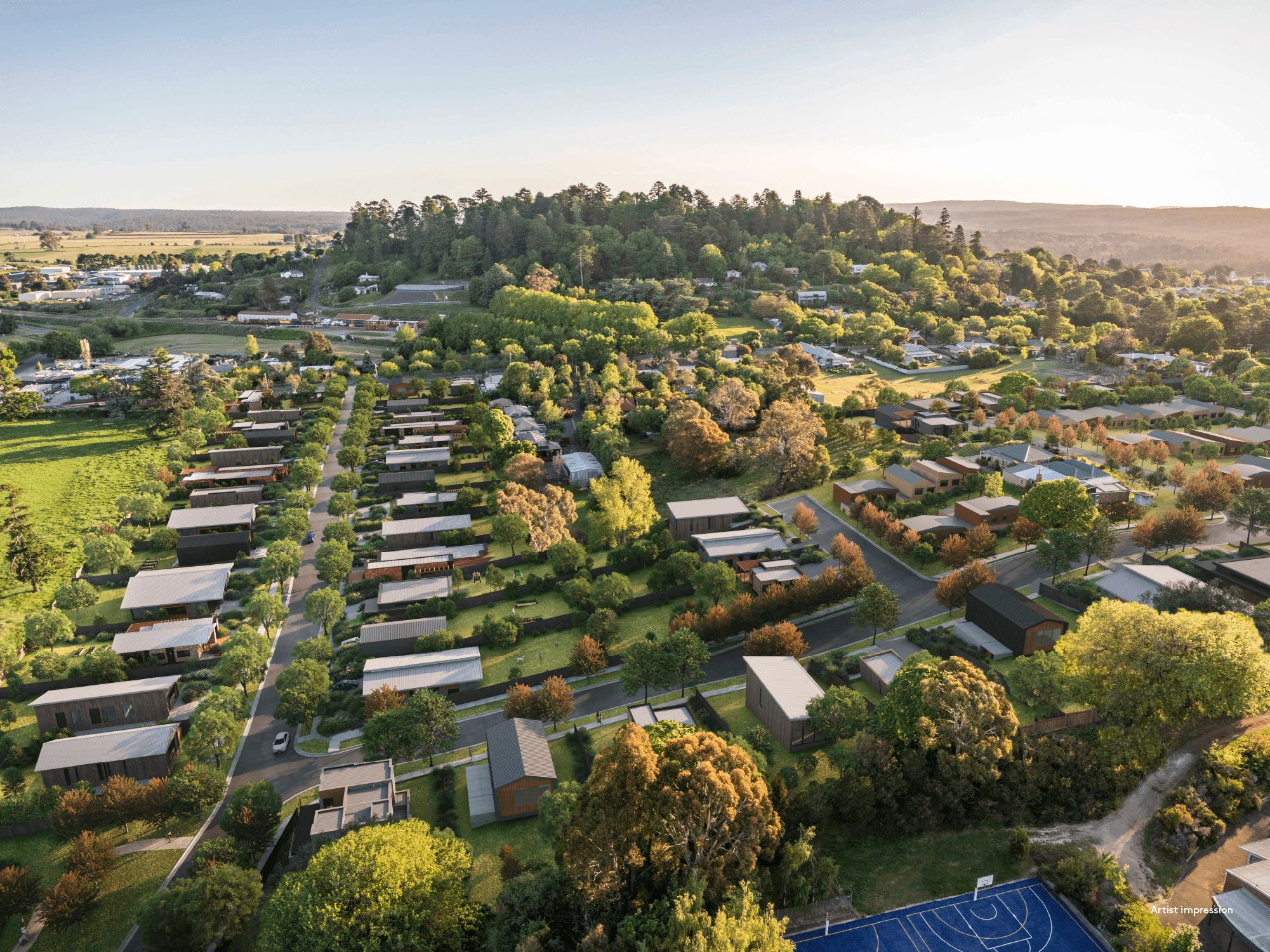 Middleton Field Estate - Daylesford Render