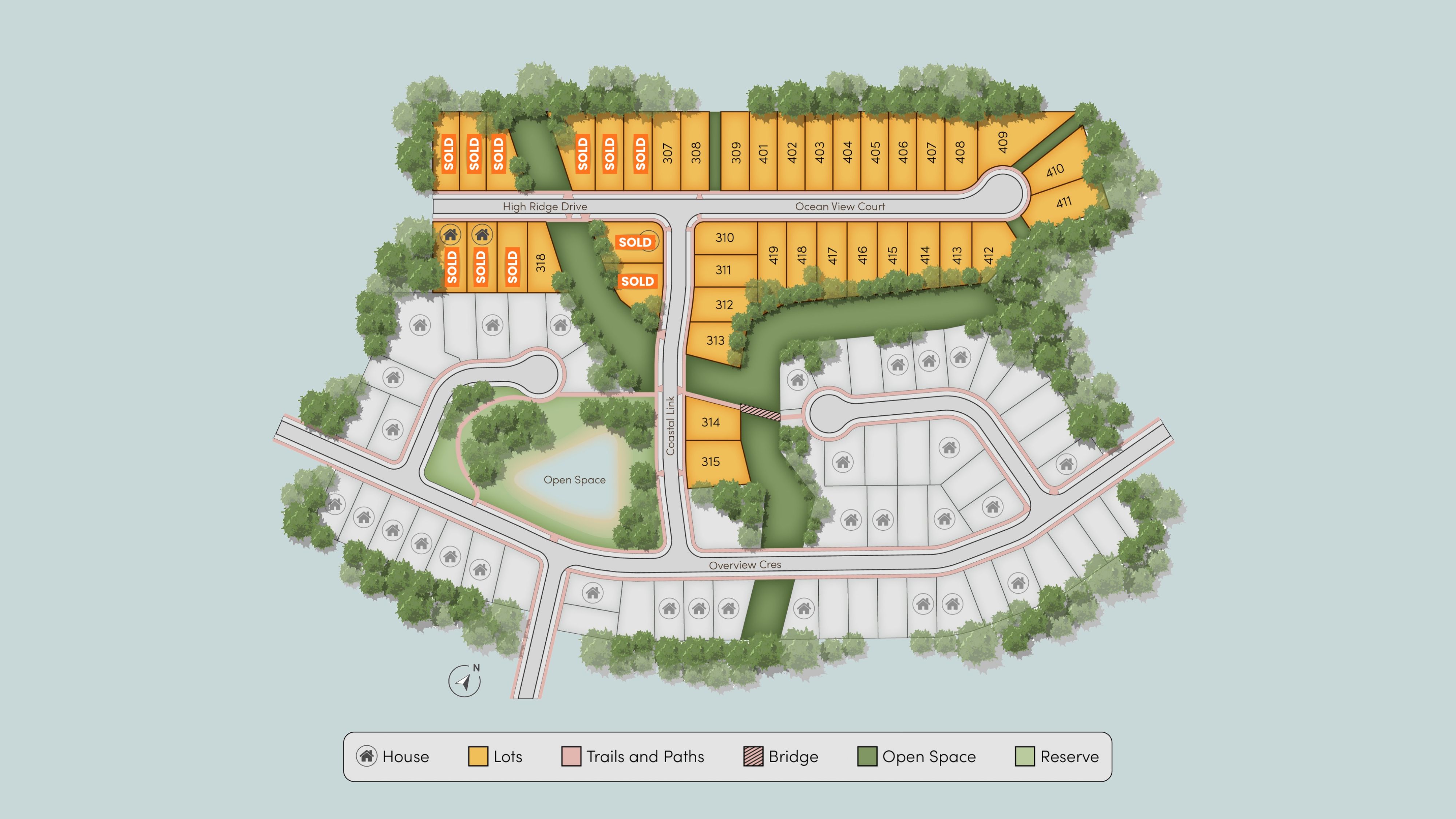 Milford Beach Estate - Apollo Bay Release Map