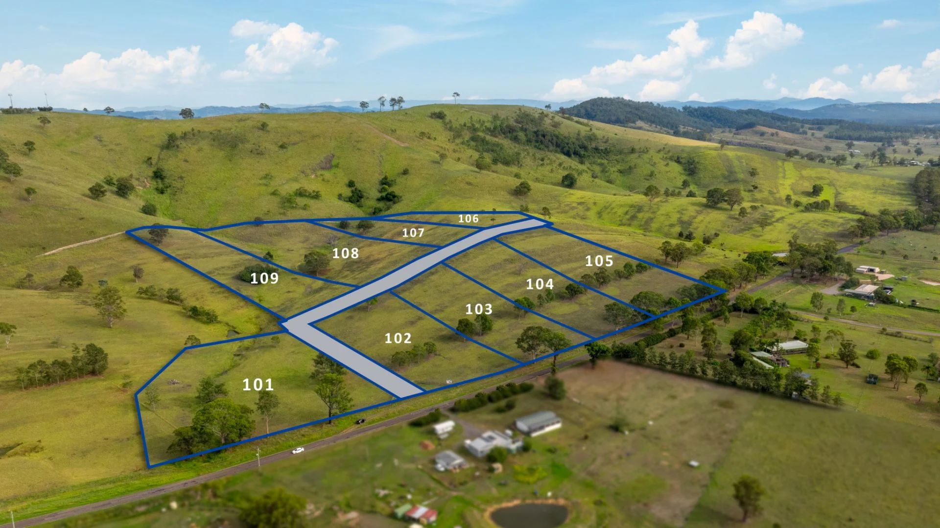 Mill Rise Estate - Clarence Town Aerial