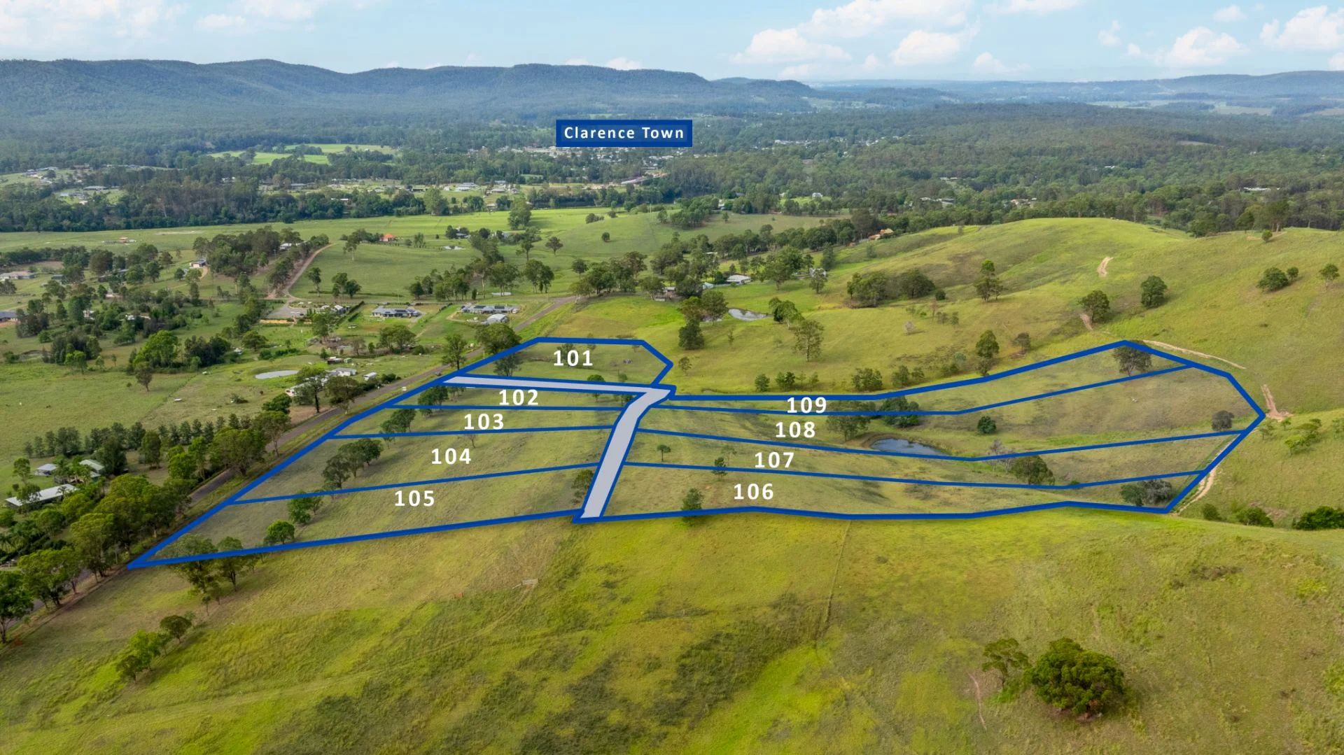 Mill Rise Estate - Clarence Town Aerial