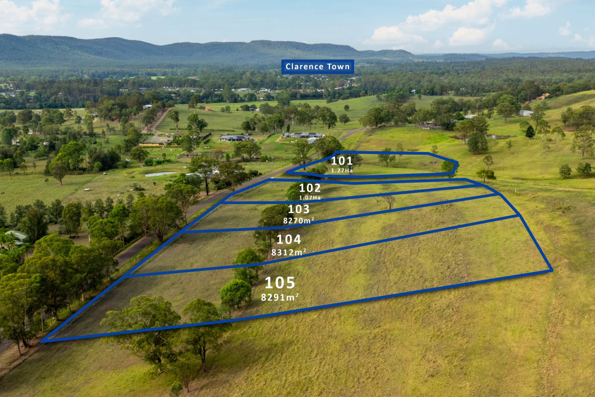 Mill Rise Estate - Clarence Town Aerial