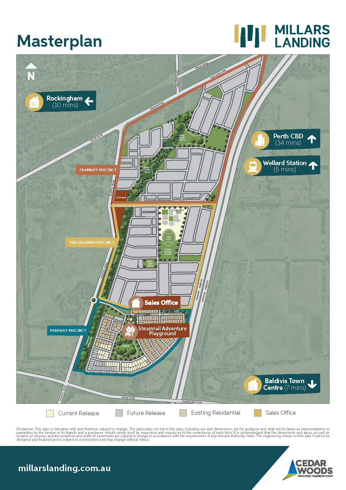 Millars Landing Estate - Baldivi Masterplan