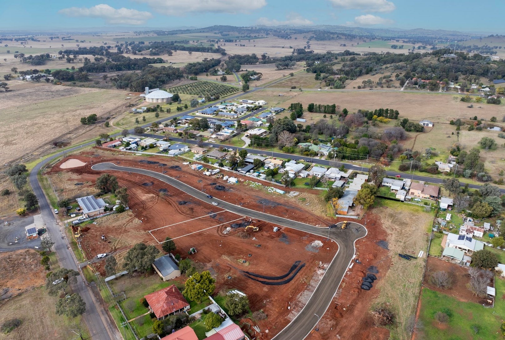 Millennium Estate - Gulgong Aerial