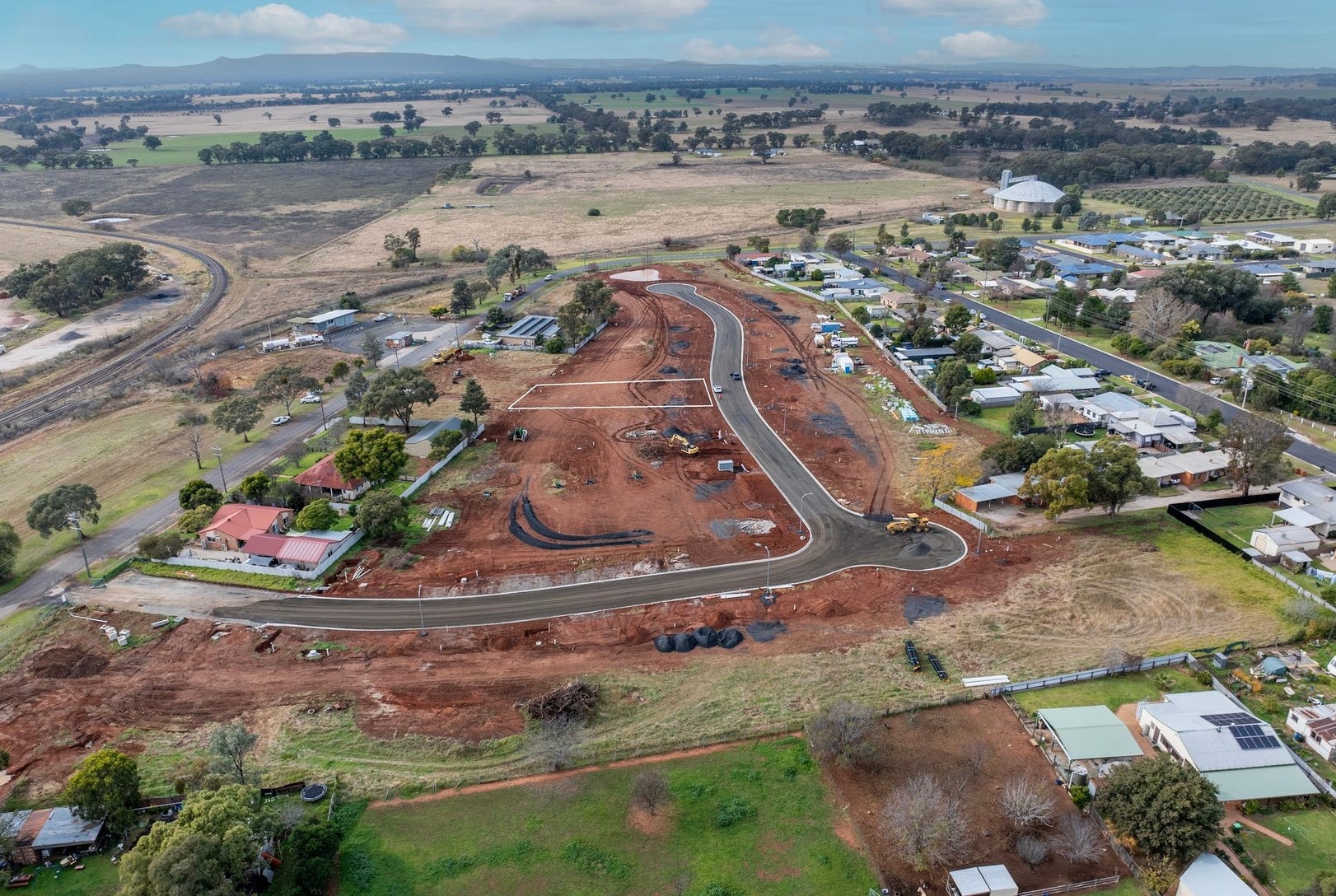 Millennium Estate - Gulgong Aerial