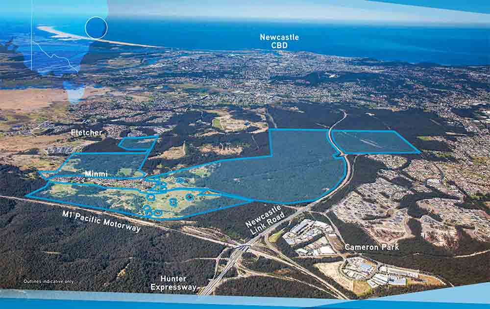 Minmi Estate - Minmi Aerial