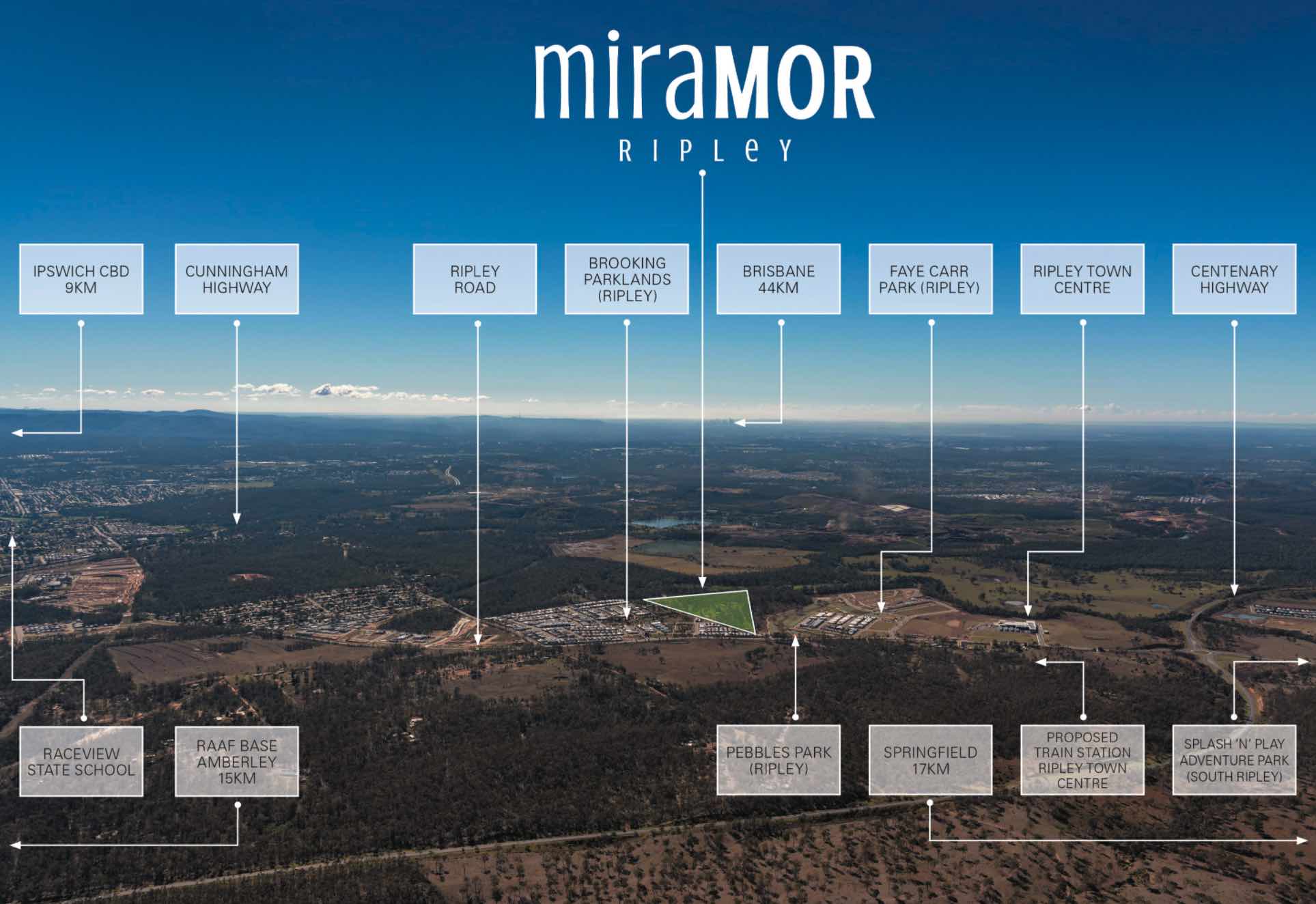 Miramor Estate - Ripley Aerial