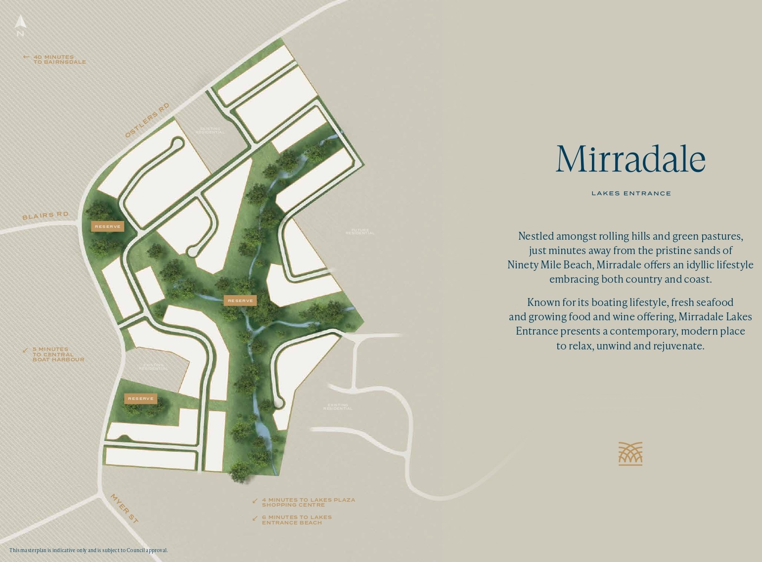 Mirradale Estate - Lakes Entrance Masterplan