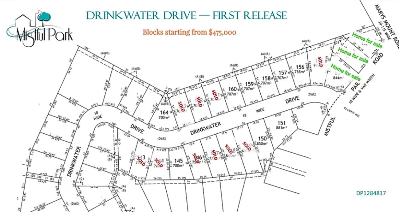 Mistful Park Estate - Goulburn Release Map