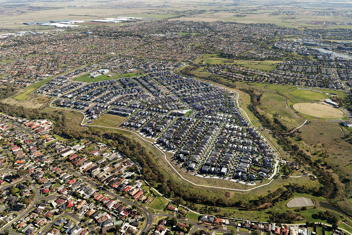 Modeina Estate - Burnsid Aerial
