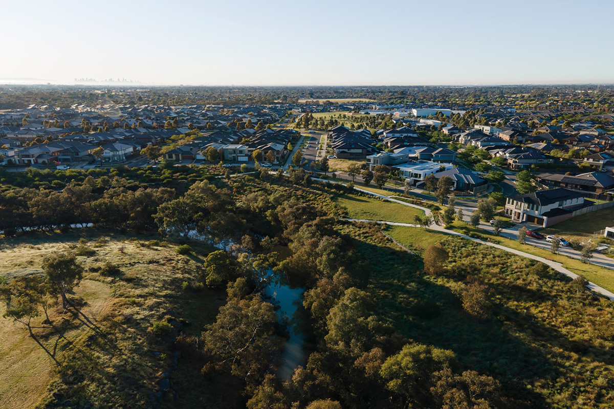 Modeina Estate - Burnsid Aerial