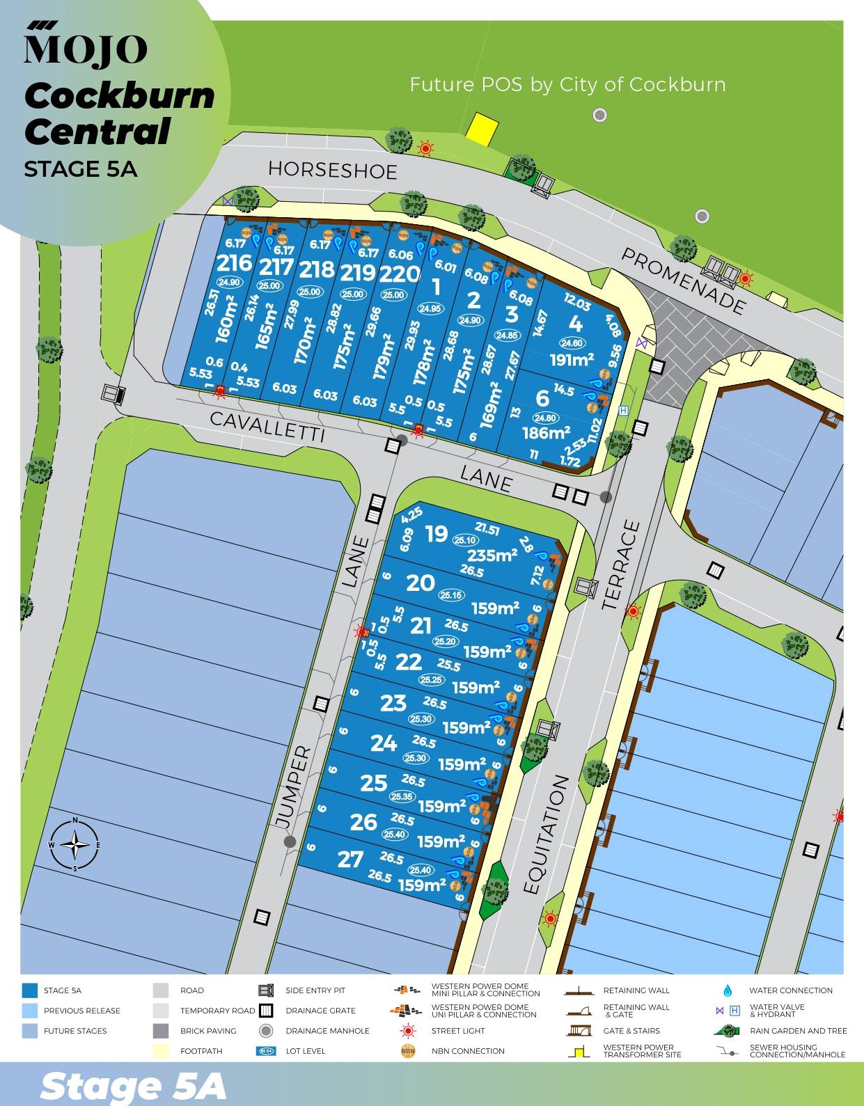 Mojo Urban Living - Cockburn Central Release Map