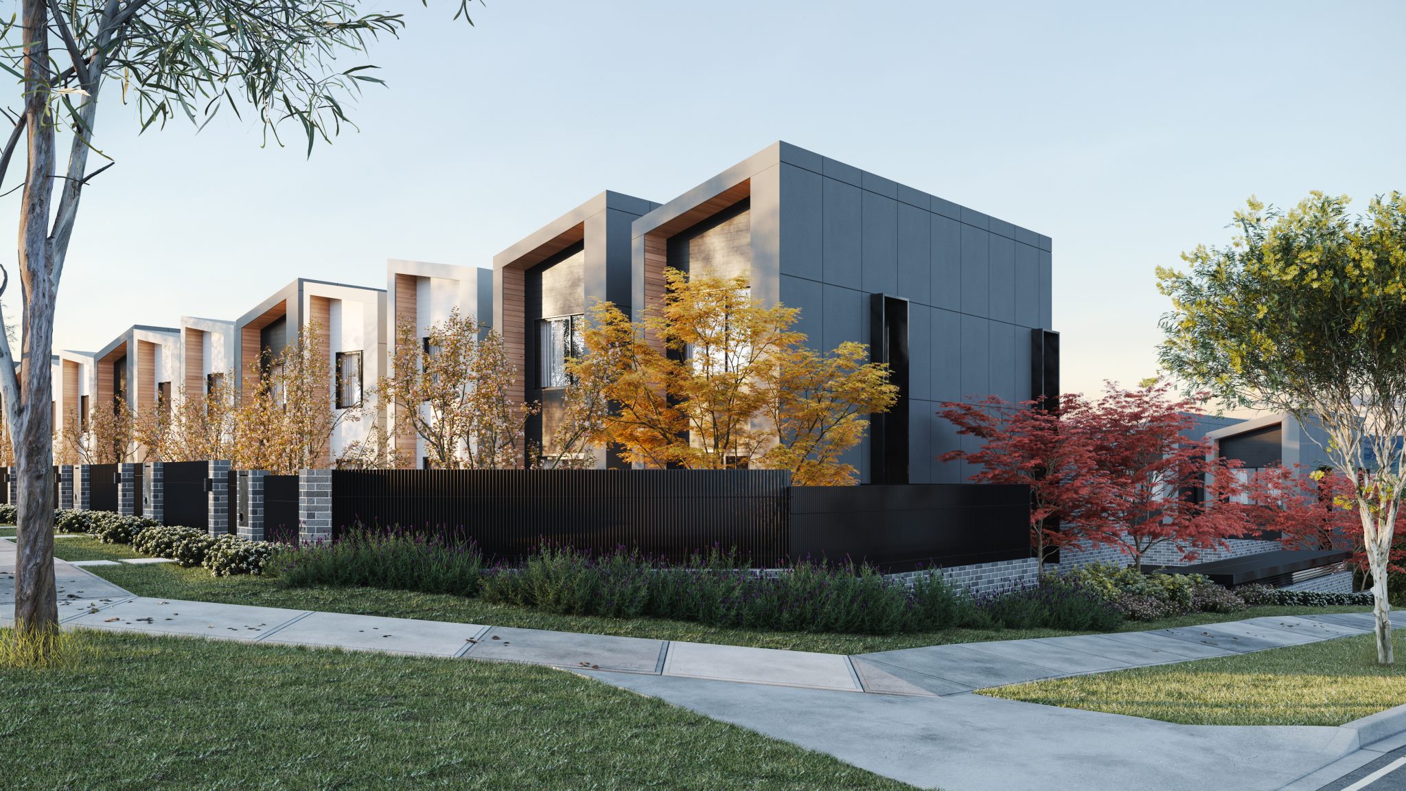 Moment Townhouses - Whitlam Render