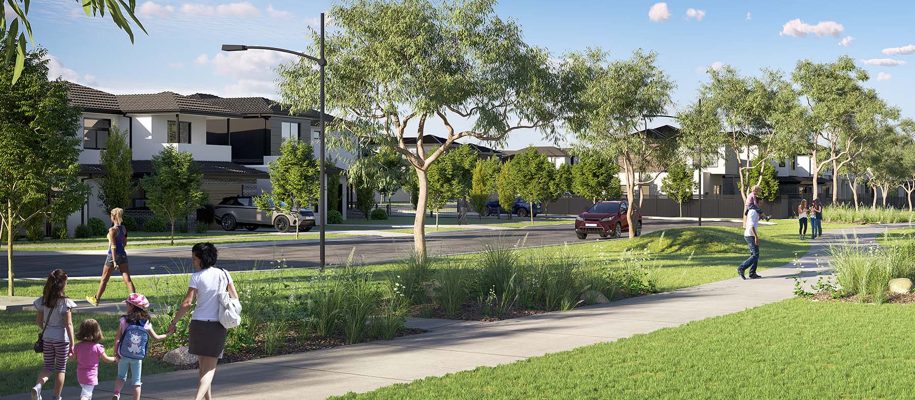 Monarch Estate - Deansid Streetscape