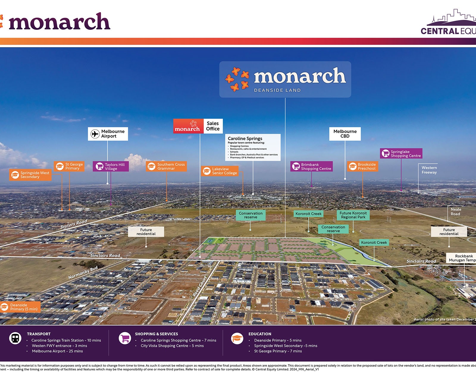 Monarch Estate - Deanside Location Map
