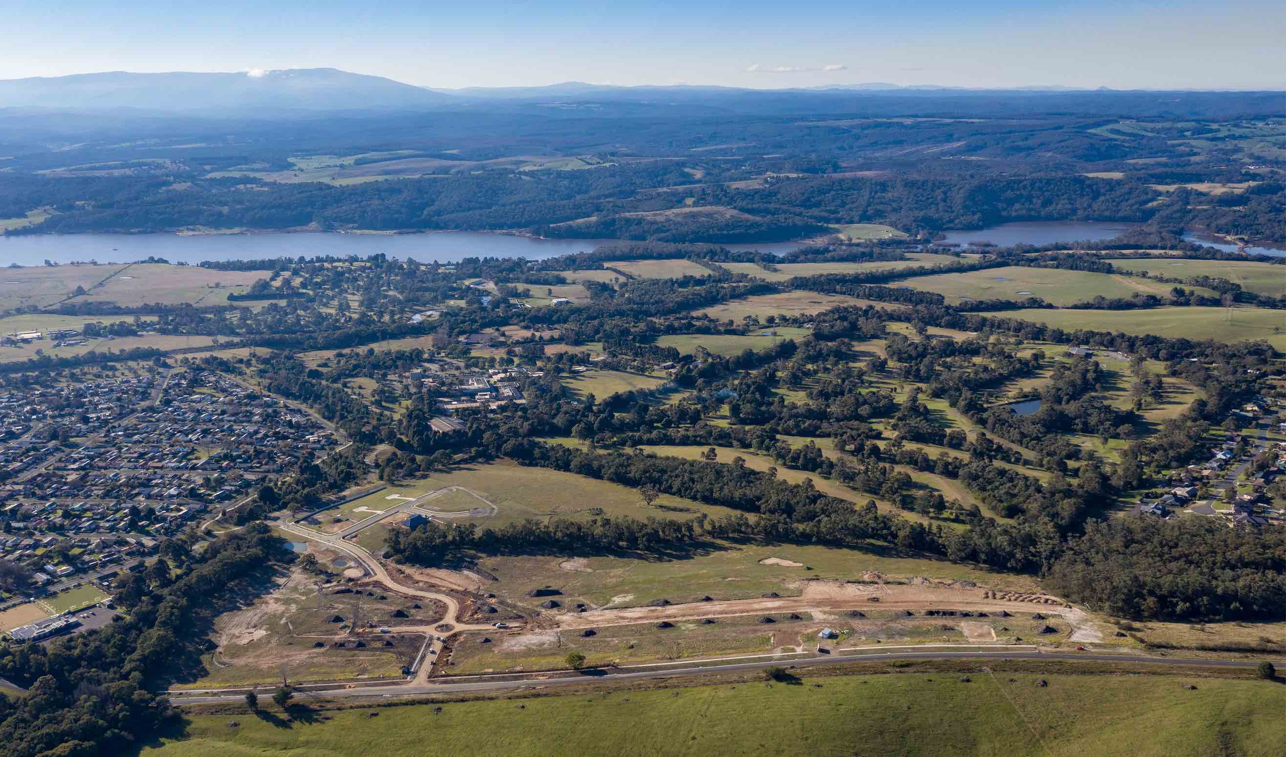 Monash Views Estate - Newborough Aerial
