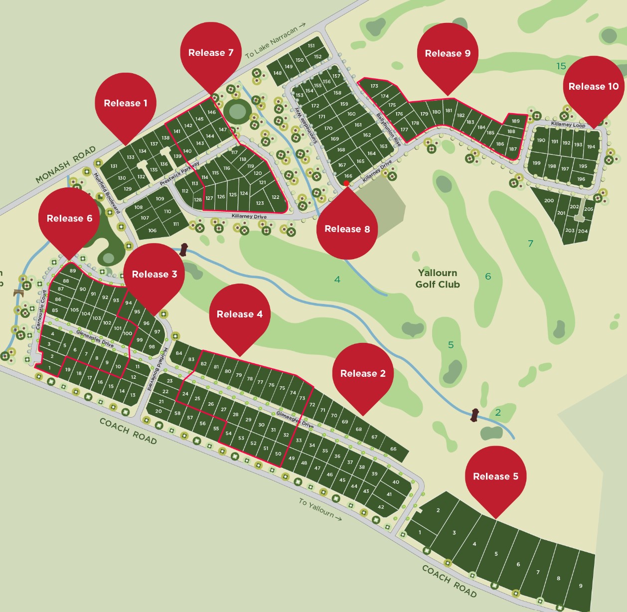 Monash Views Estate - Newborough Masterplan