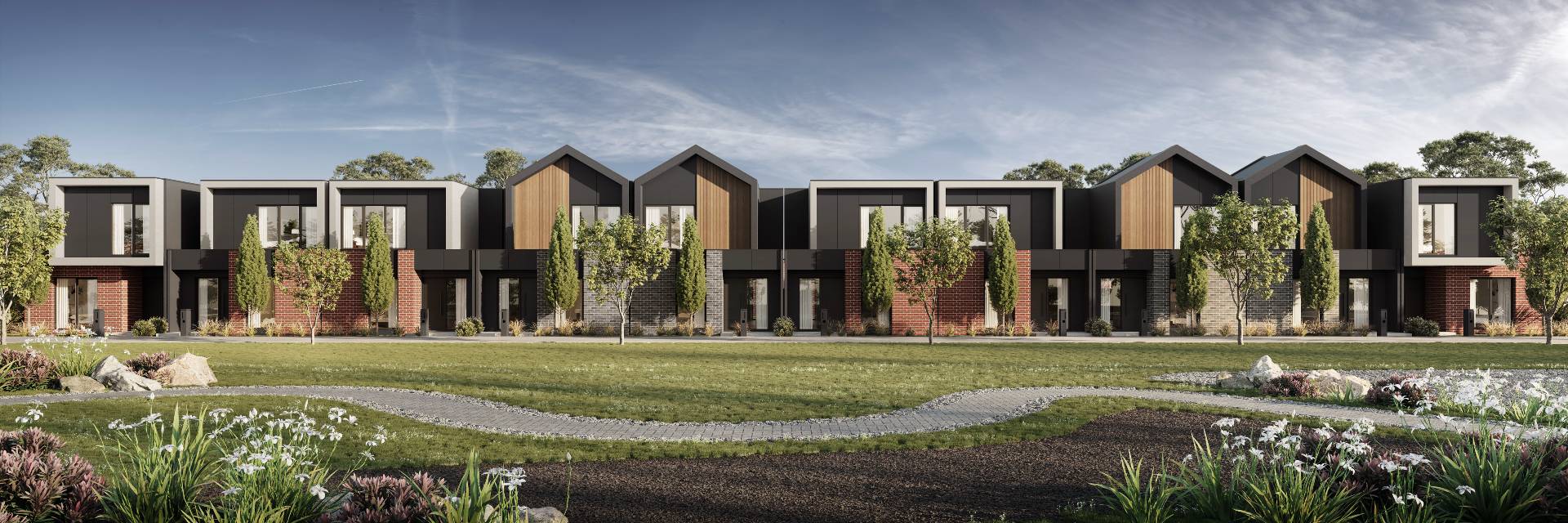 Mondina Parkside Townhomes at Kingsfield - Sunbury External 1