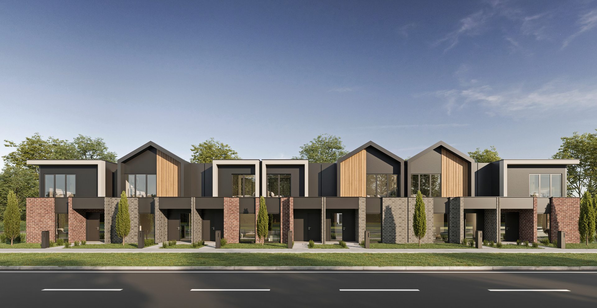 Mondina Row Townhomes at Atticus - Woodstock External