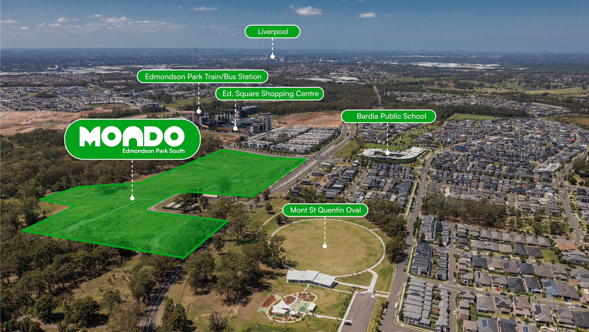 Mondo Estate - Edmondson Location Map