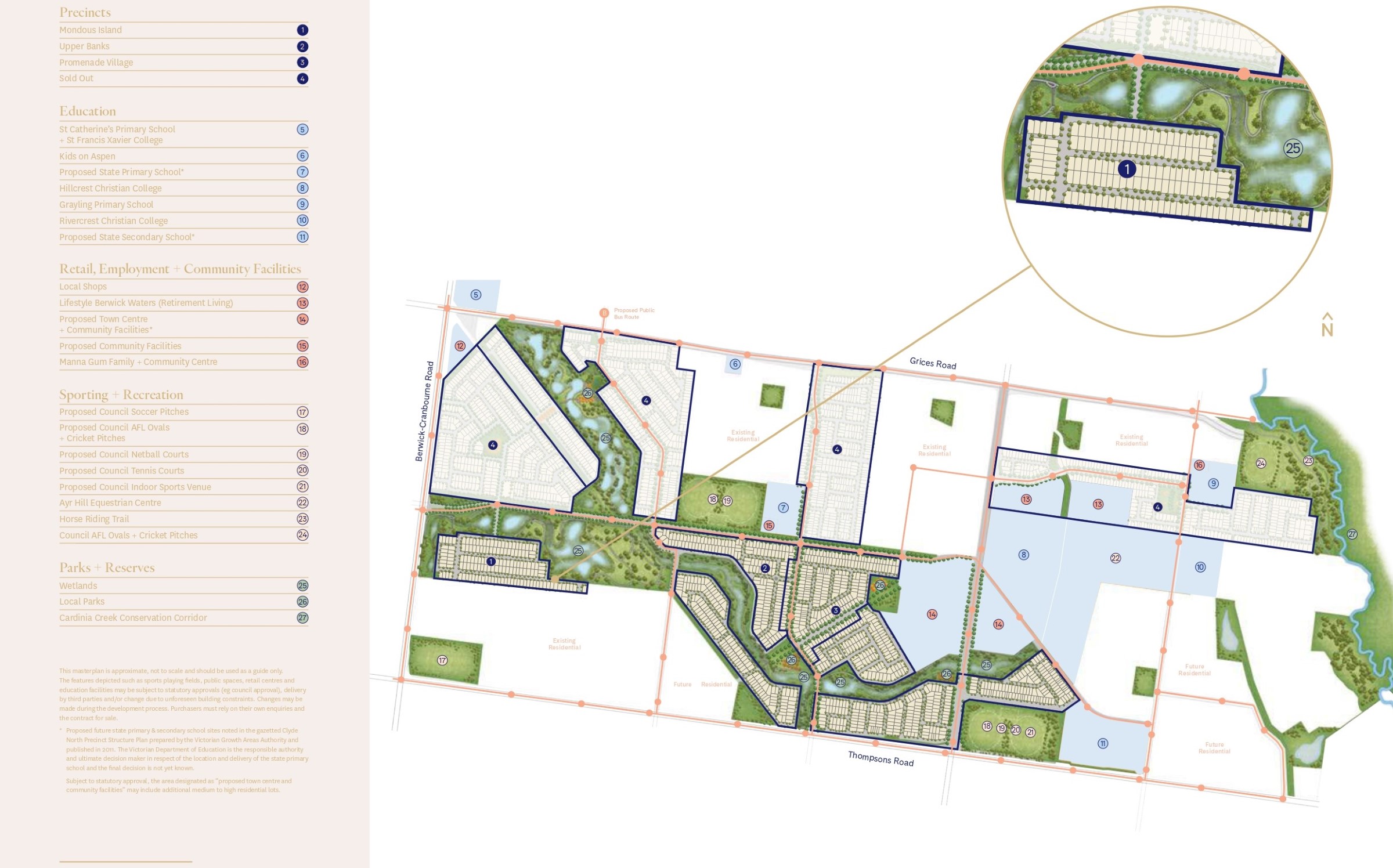 Mondous Island at Berwick Waters - Clyde North Masterplan