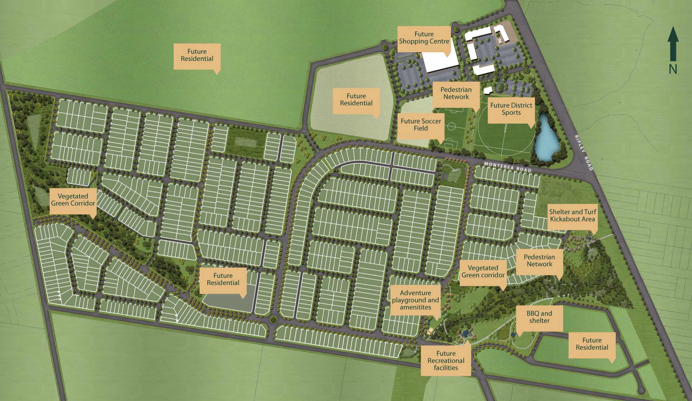 Monterea Estate - Ripley Masterplan