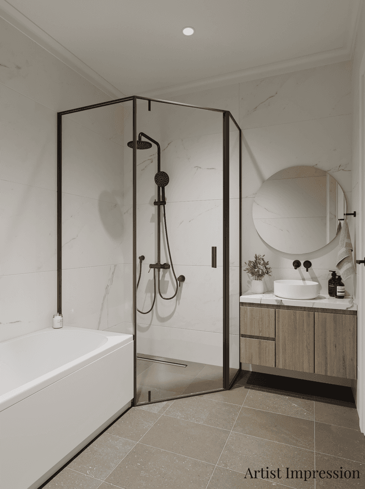 Montrose Townhouses - Oxley Park Bathroom