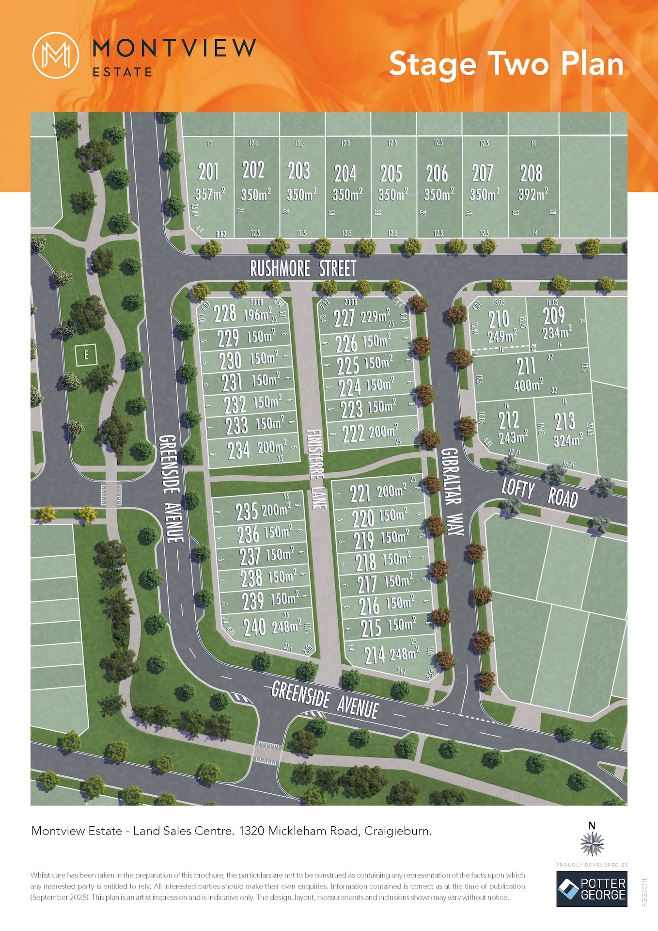 Montview Estate - Craigieburn Release Map