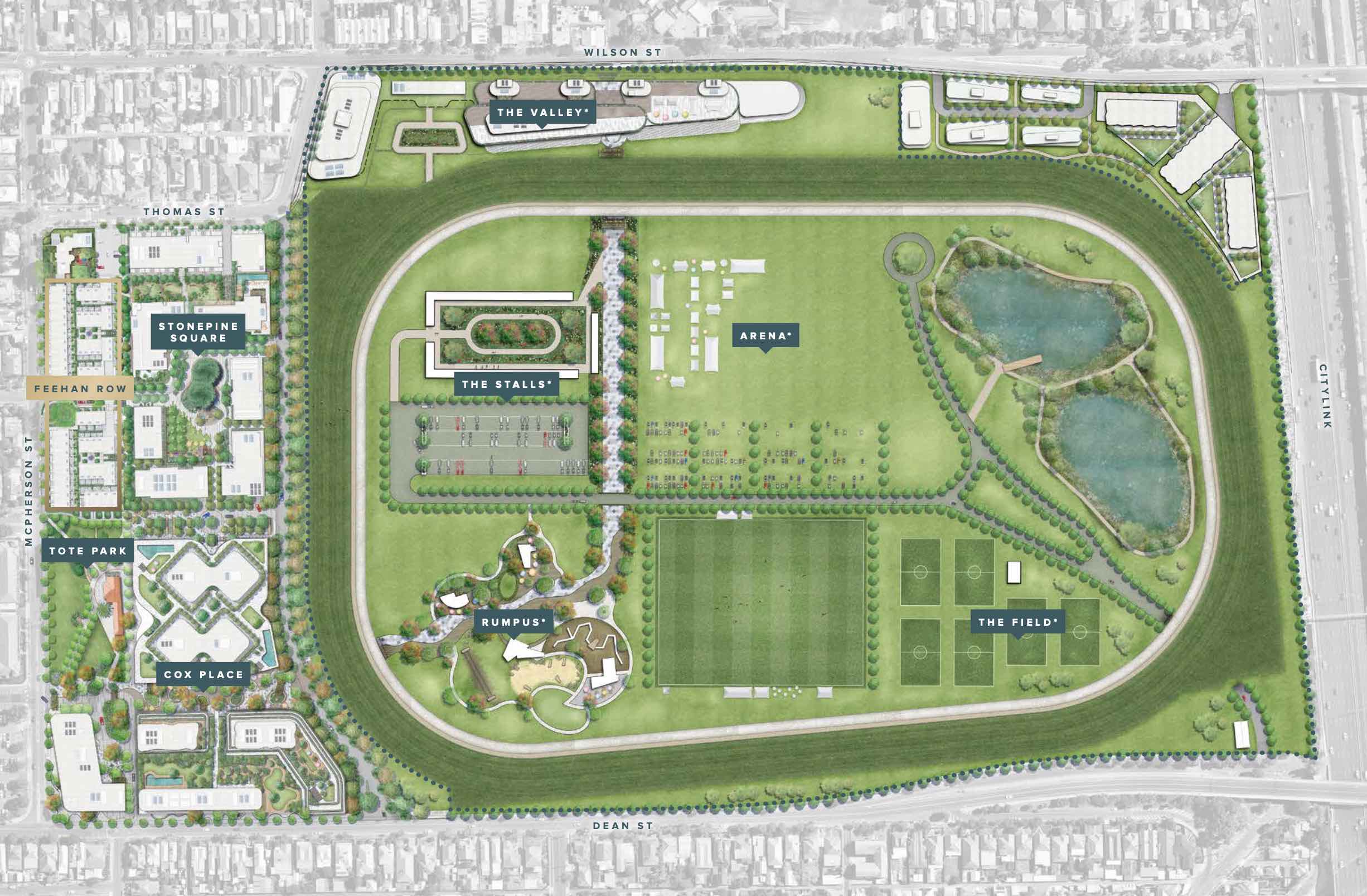Moonee Valley Park Estate - Moonee Ponds Masterplan 2