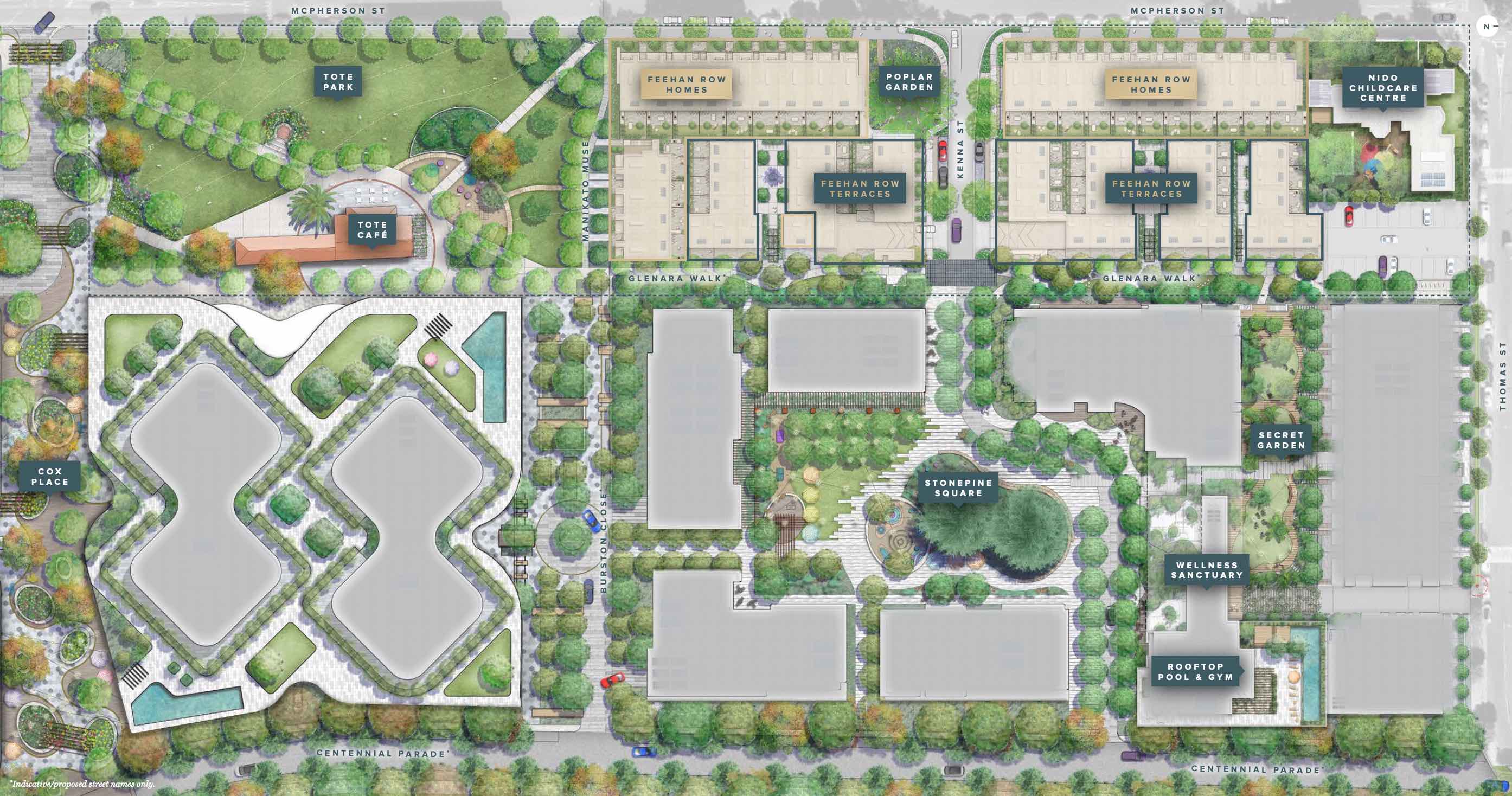Moonee Valley Park Estate - Moonee Ponds Masterplan