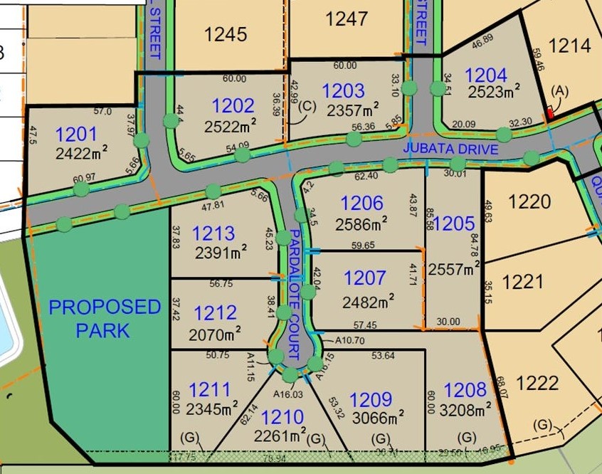 Moore Creek Gardens Estate - Moore Creek Release Map