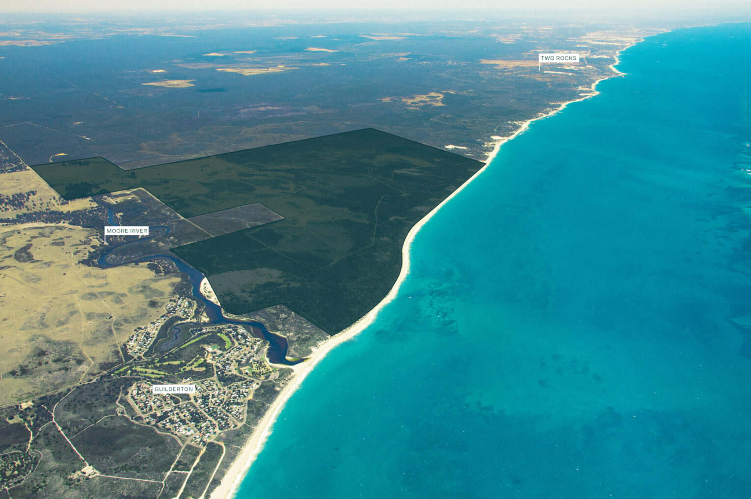 Moore River South Estate - Caraban Aerial