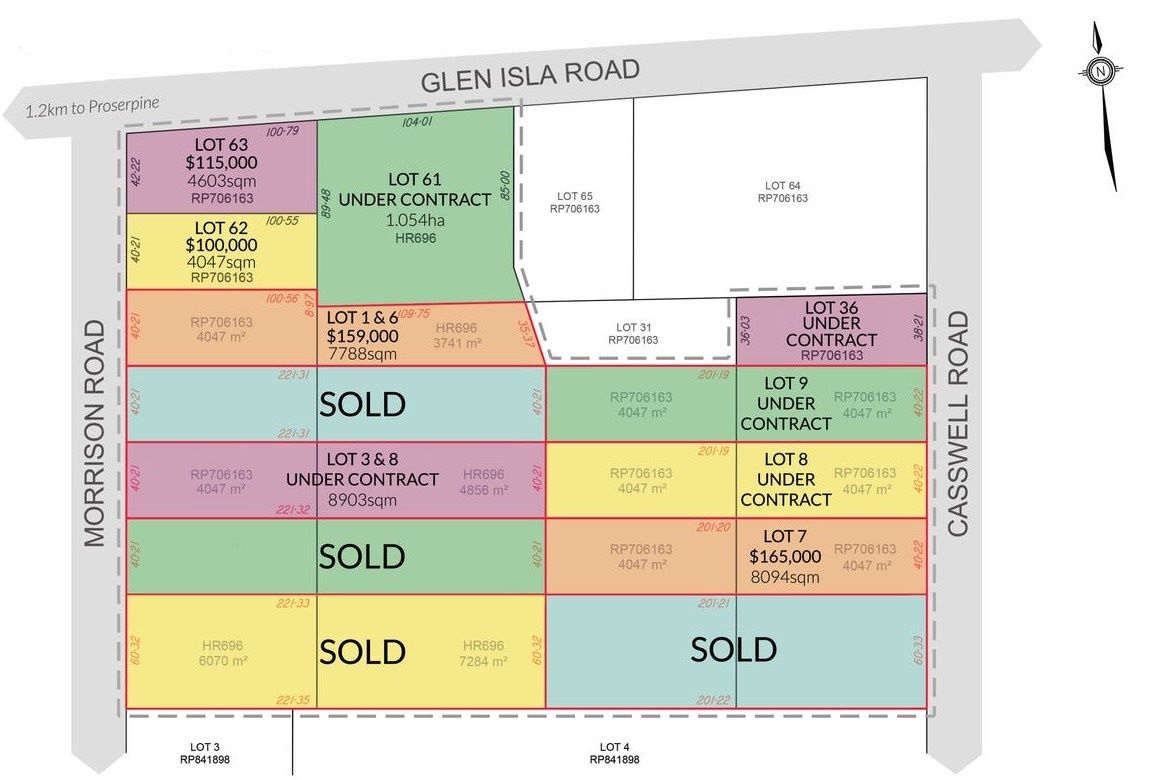 Morrison Road - Casswell Road - Glen Isla