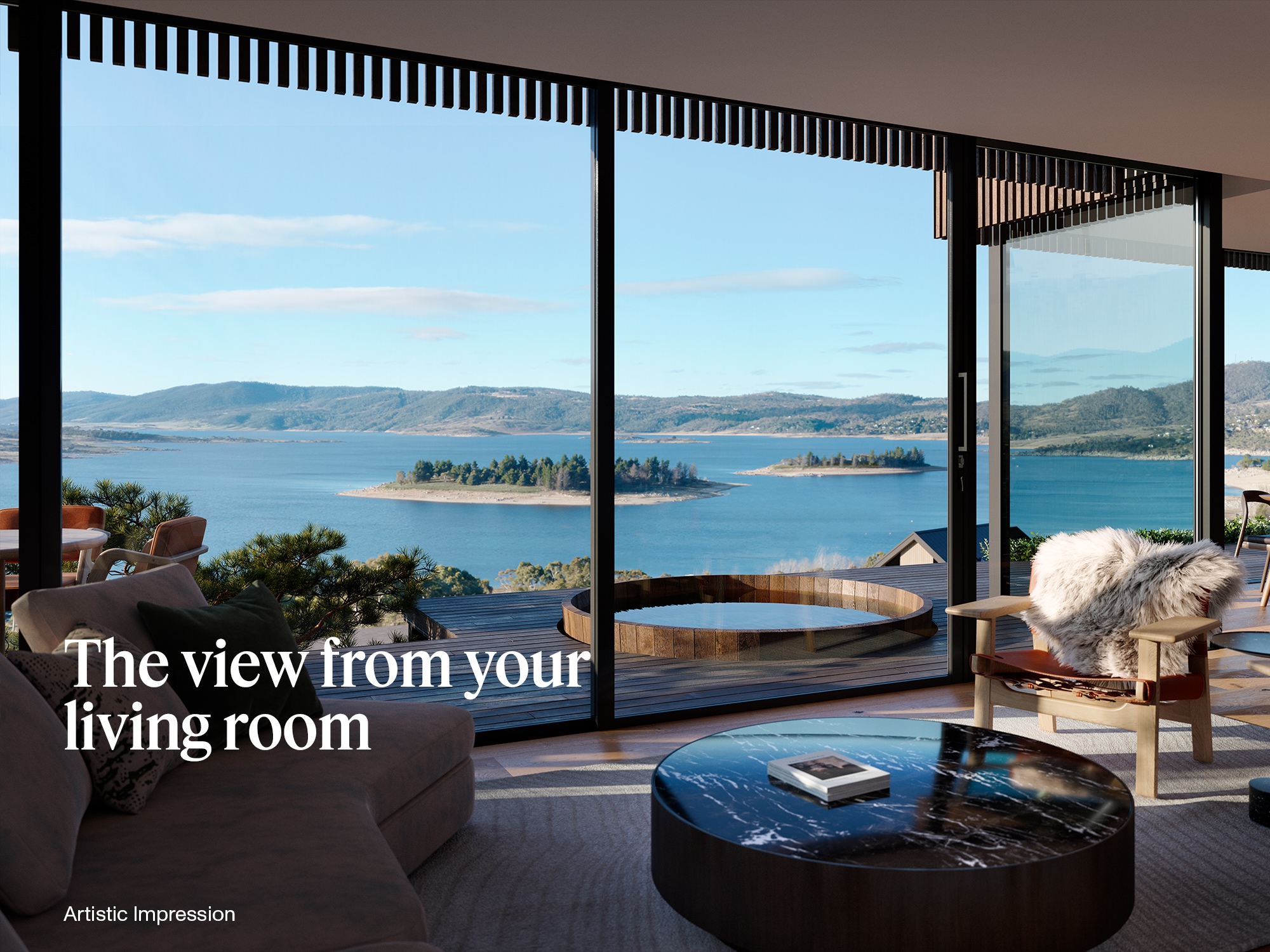 Mountainside Estate - Jindabyne Render