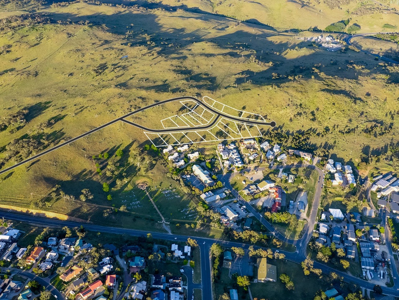 Mountainside Estate - Jindabyne Aerial