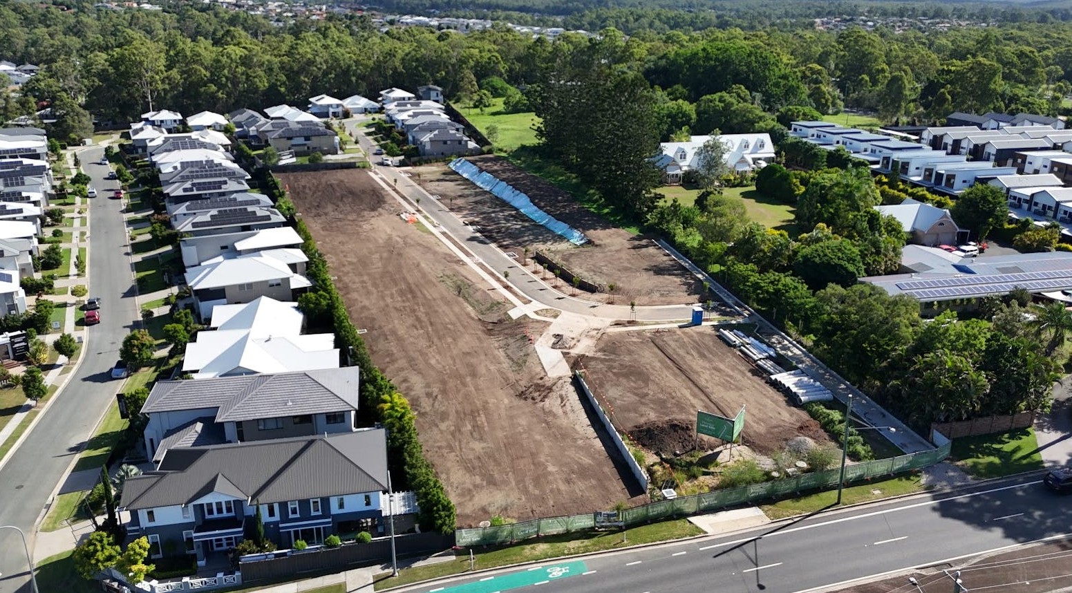 Mulberry Place Estate - Bridgeman Downs Aerial