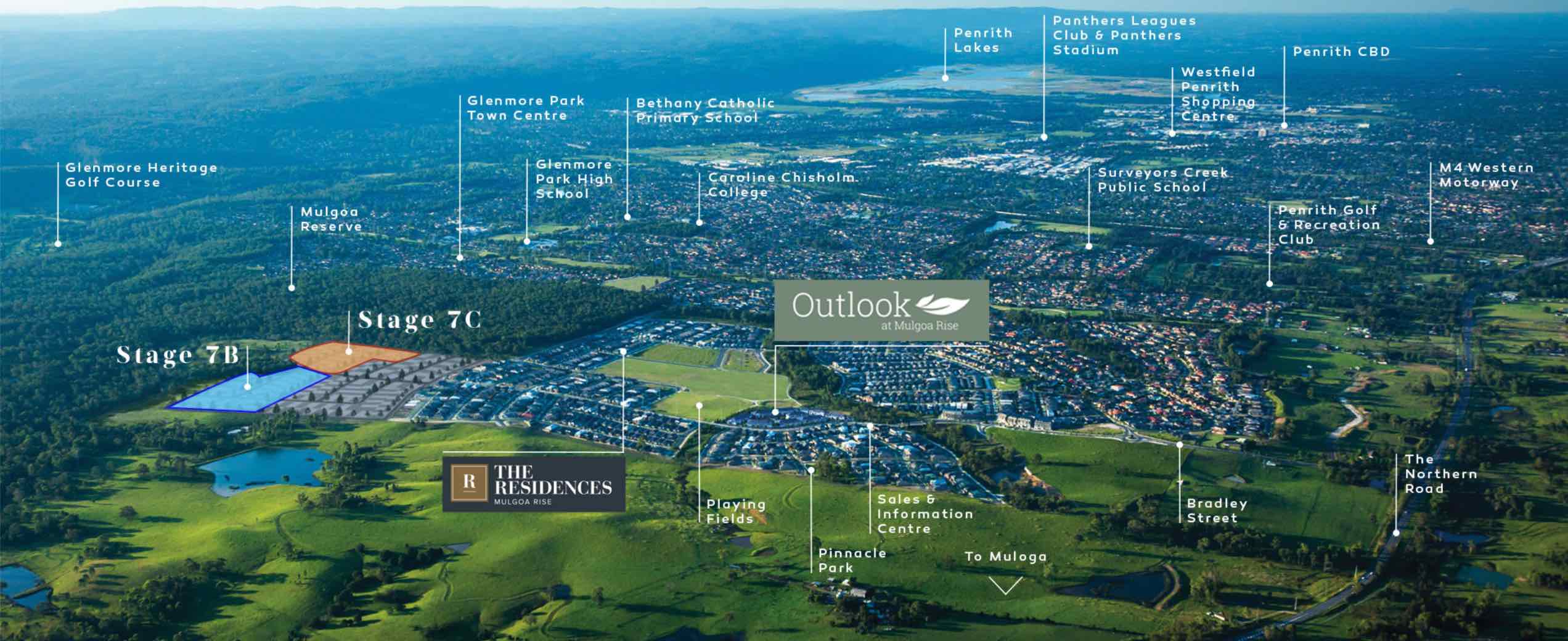 Mulgoa Rise Estate - Glenmore Park Aerial