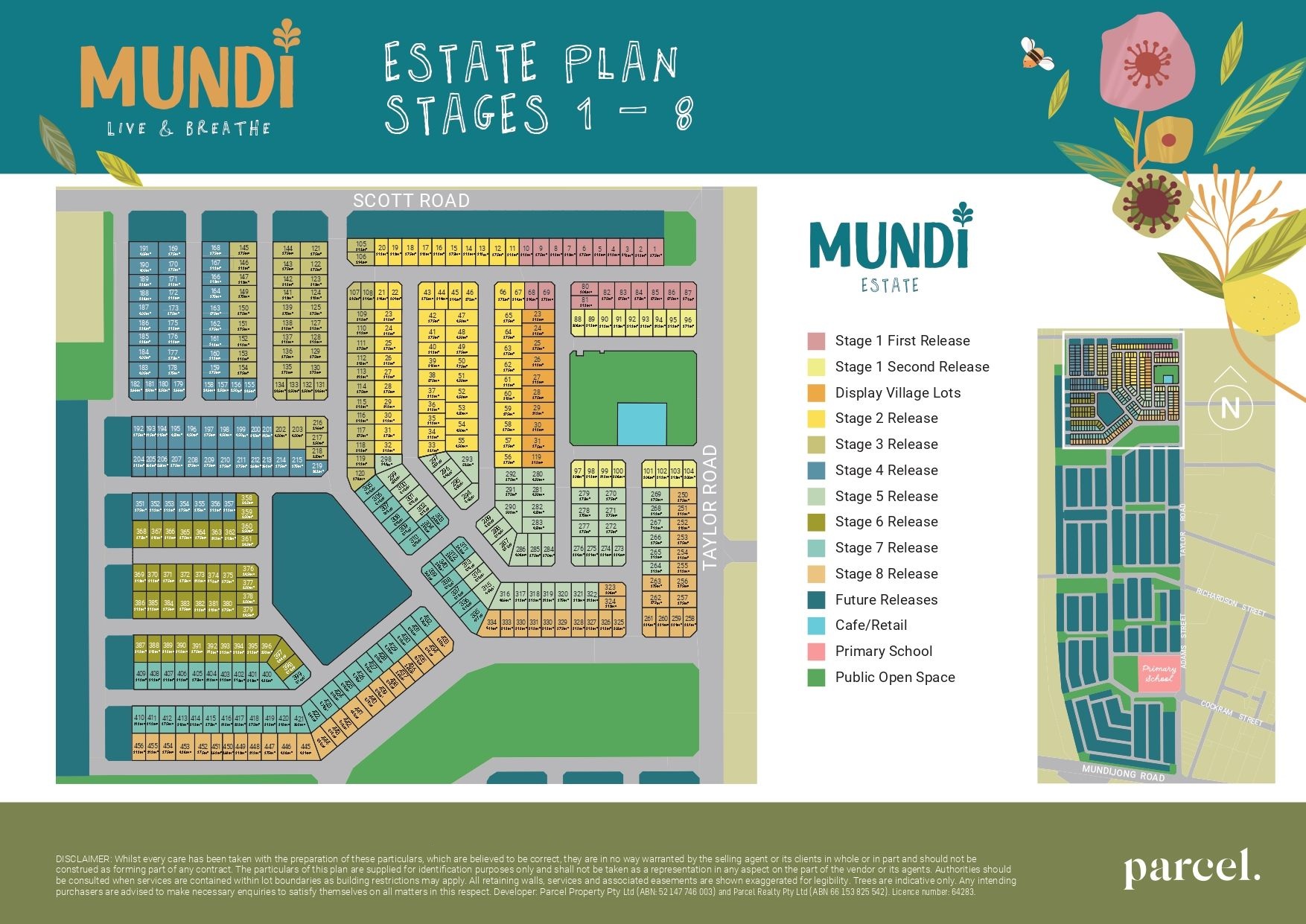 Mundi Estate - Mundijong Release Map